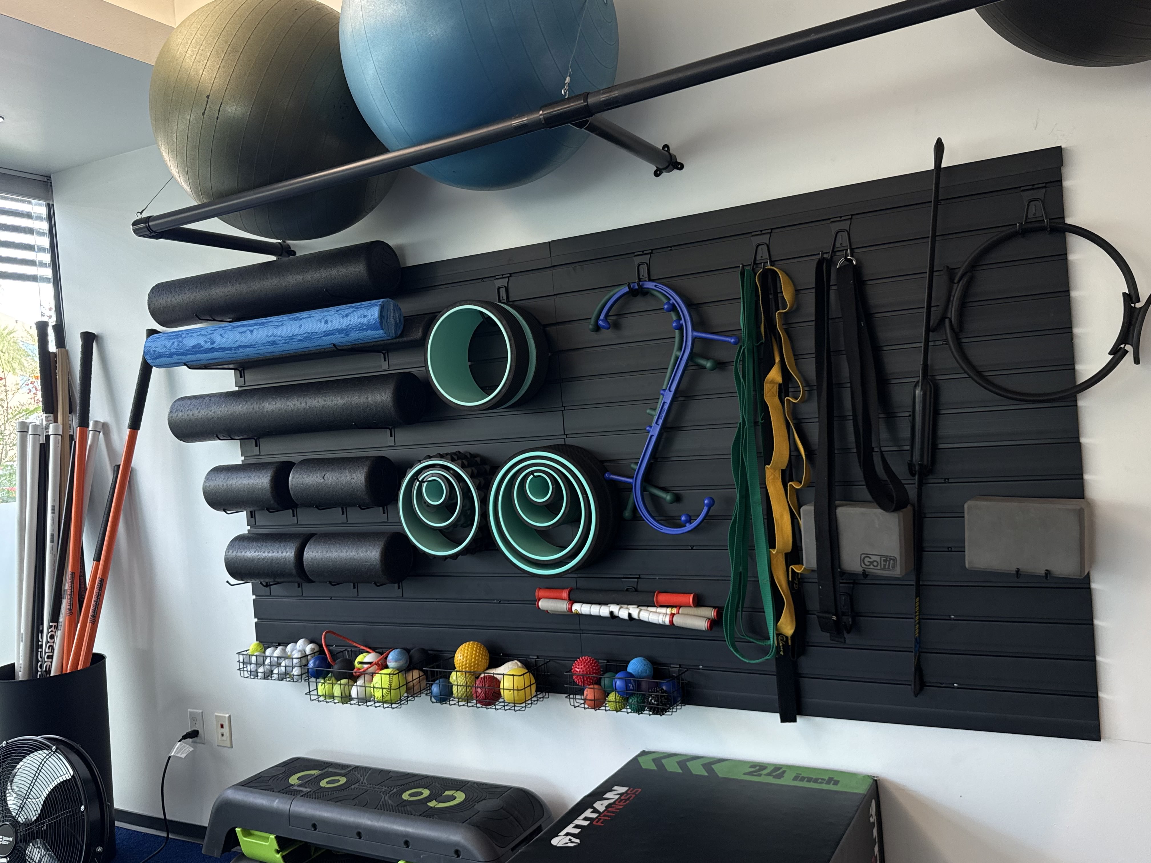 Launch Physical Therapy Gym Image of the physical training equipment at Launch Physicall Therapy